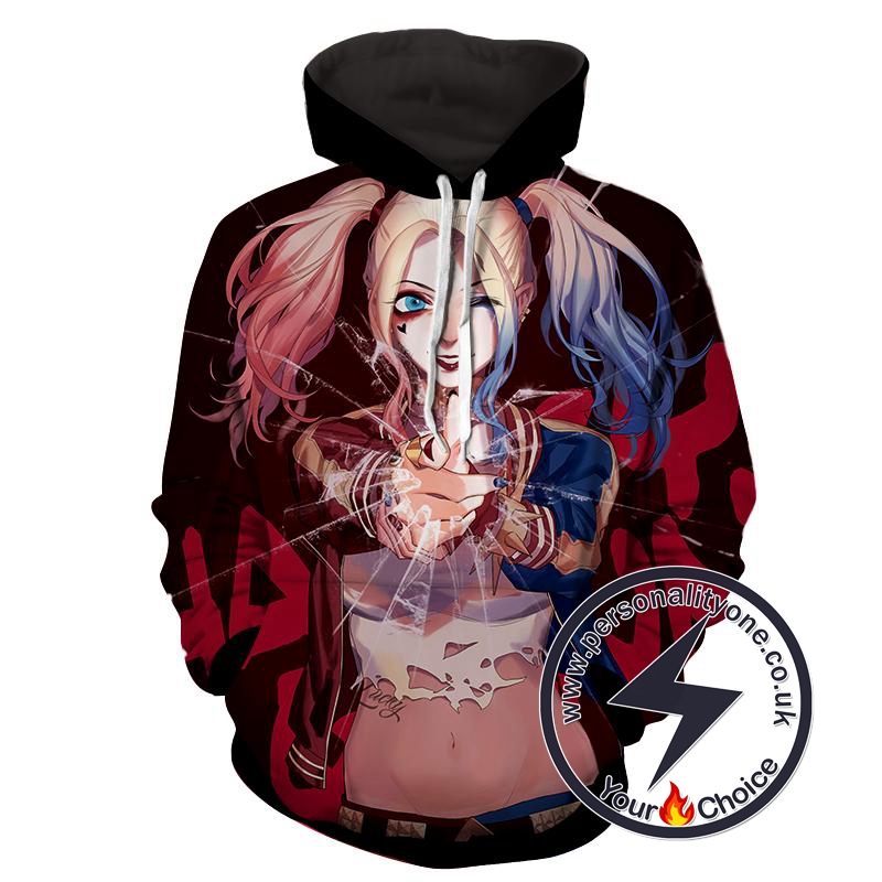 Harley Quinn - Harley Quinn 3D - Hoodies